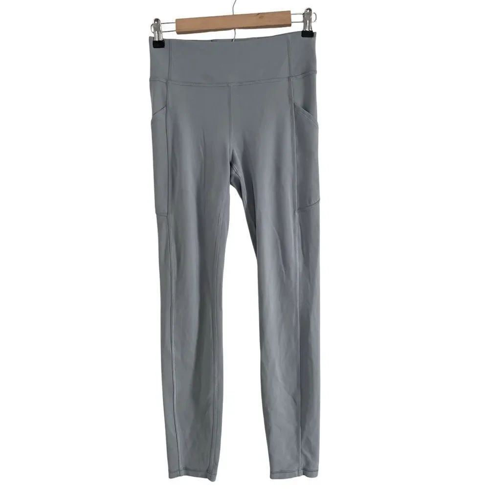 Lululemon Athletica Light Gray Leggings EUC